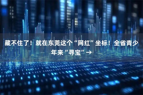 藏不住了！就在东莞这个“网红”坐标！全省青少年来“寻宝”→